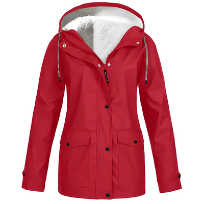Elvira – Fleece-Lined Raincoat for Women