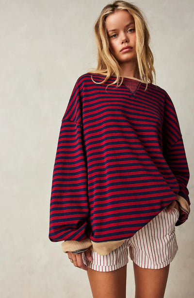 Xyla™ Striped Oversized Sweater