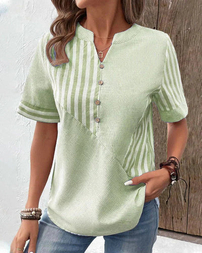 Mode North | Soft Striped Blouse