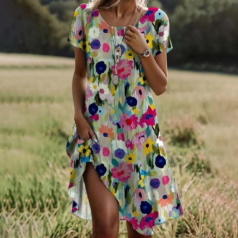 Maria™ Floral Print Dress