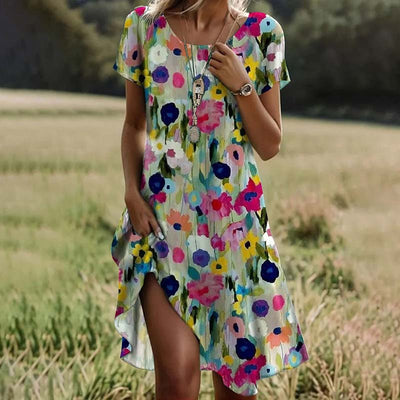 Maria™ Floral Print Dress