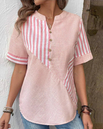 Mode North | Soft Striped Blouse