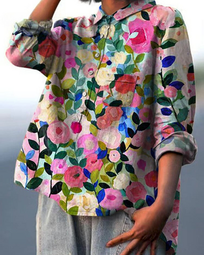 Lila | Floral Print Blouse
