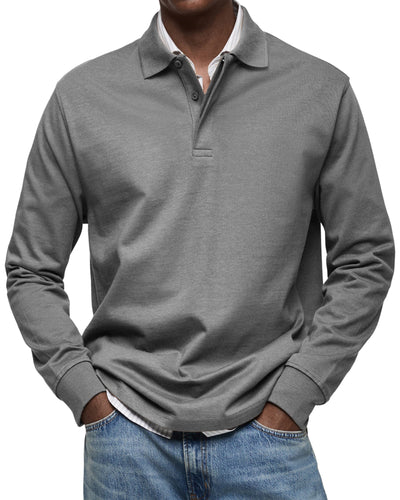 Alexandre™ | Casual Long Sleeve Polo