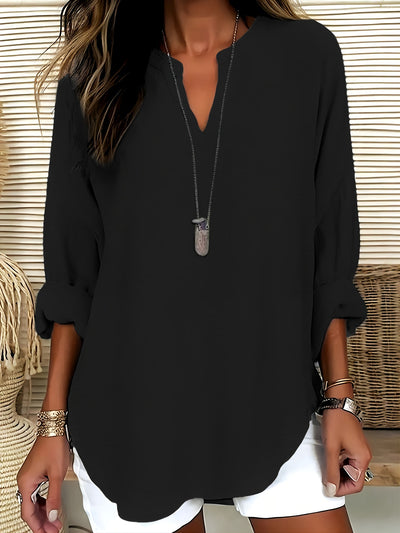 Mode North | Elegant V-Neck Long Sleeve