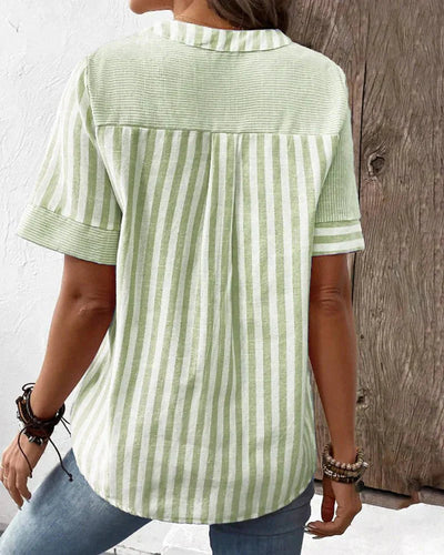 Mode North | Soft Striped Blouse