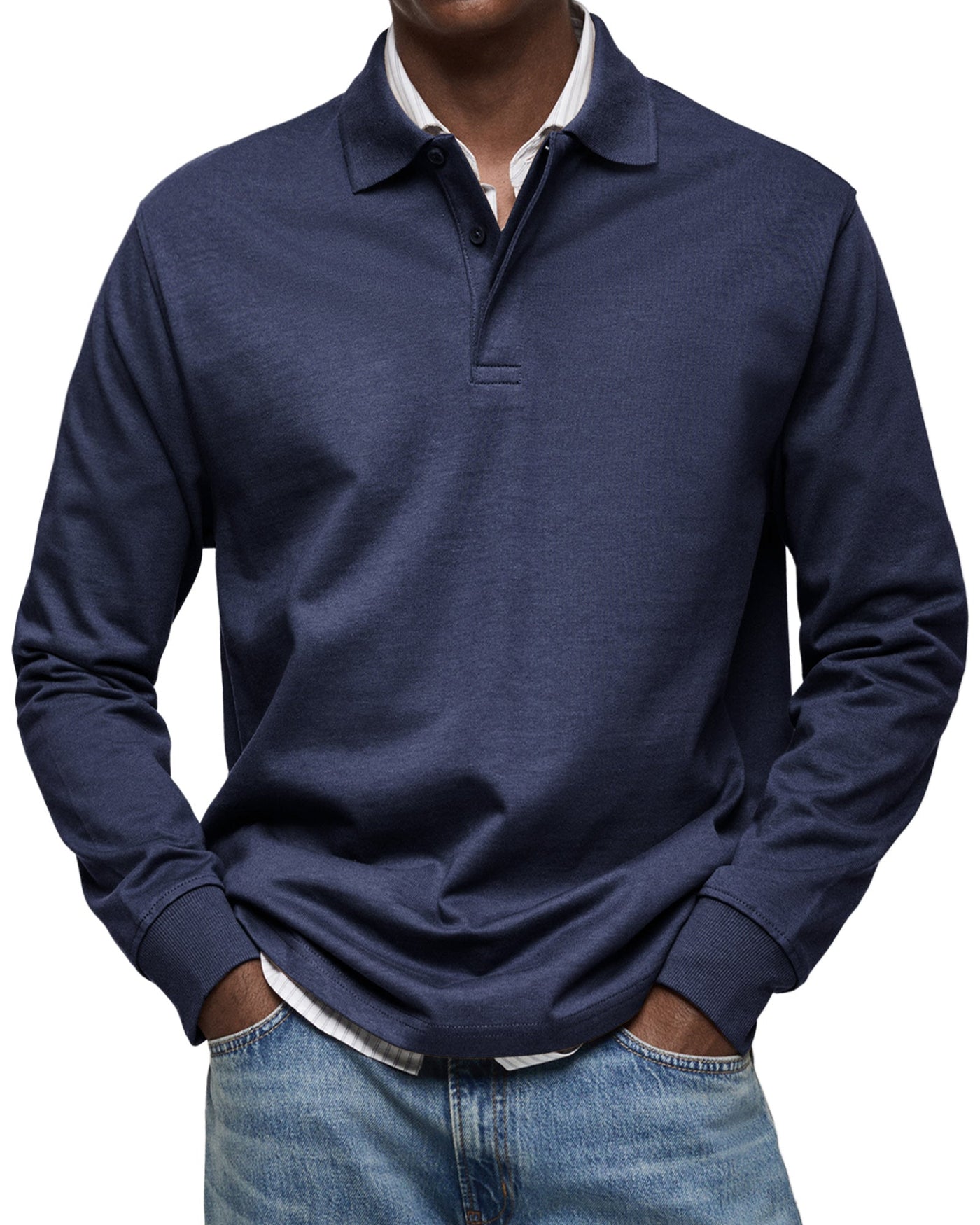 Alexandre™ | Casual Long Sleeve Polo