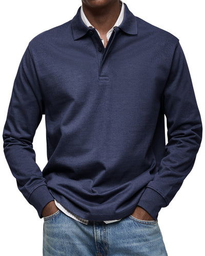 Alexandre™ | Casual Long Sleeve Polo