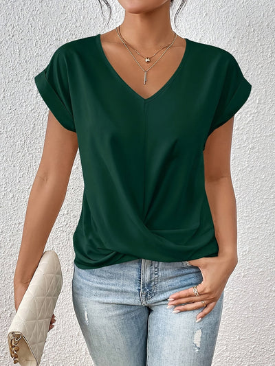 Mode North | V-Neck Knotted Top
