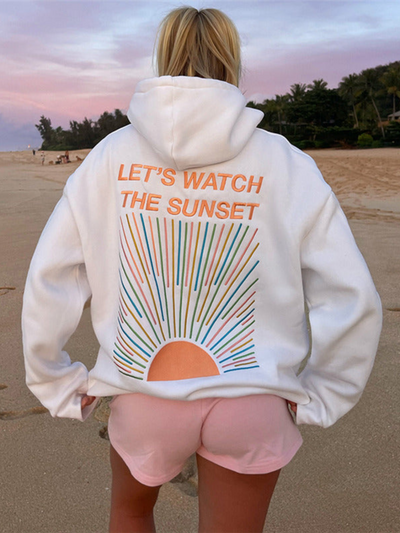 Elara™ | Evening Bliss Hooded Sweatshirt