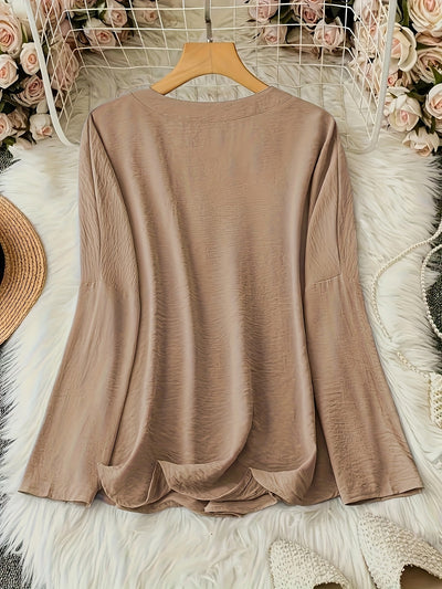 Mode North | Elegant V-Neck Long Sleeve