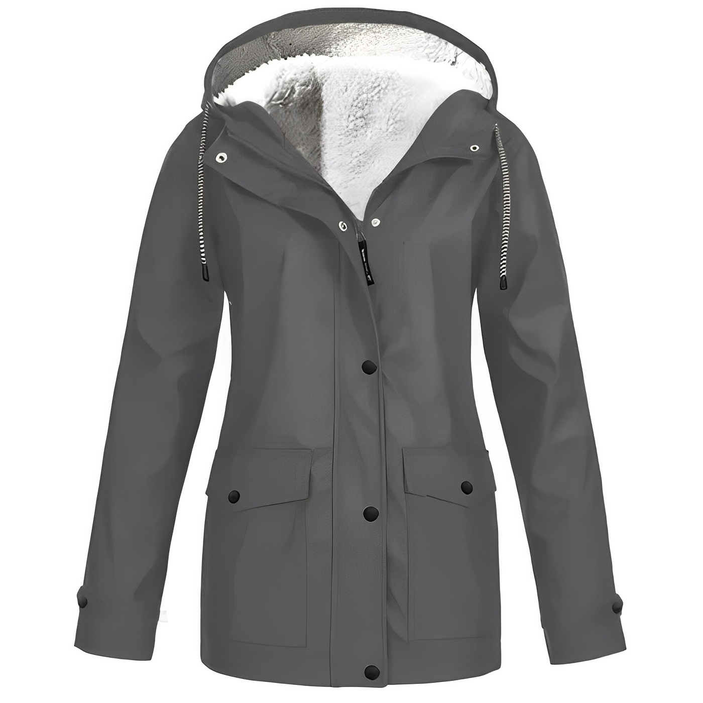 Elvira – Fleece-Lined Raincoat for Women