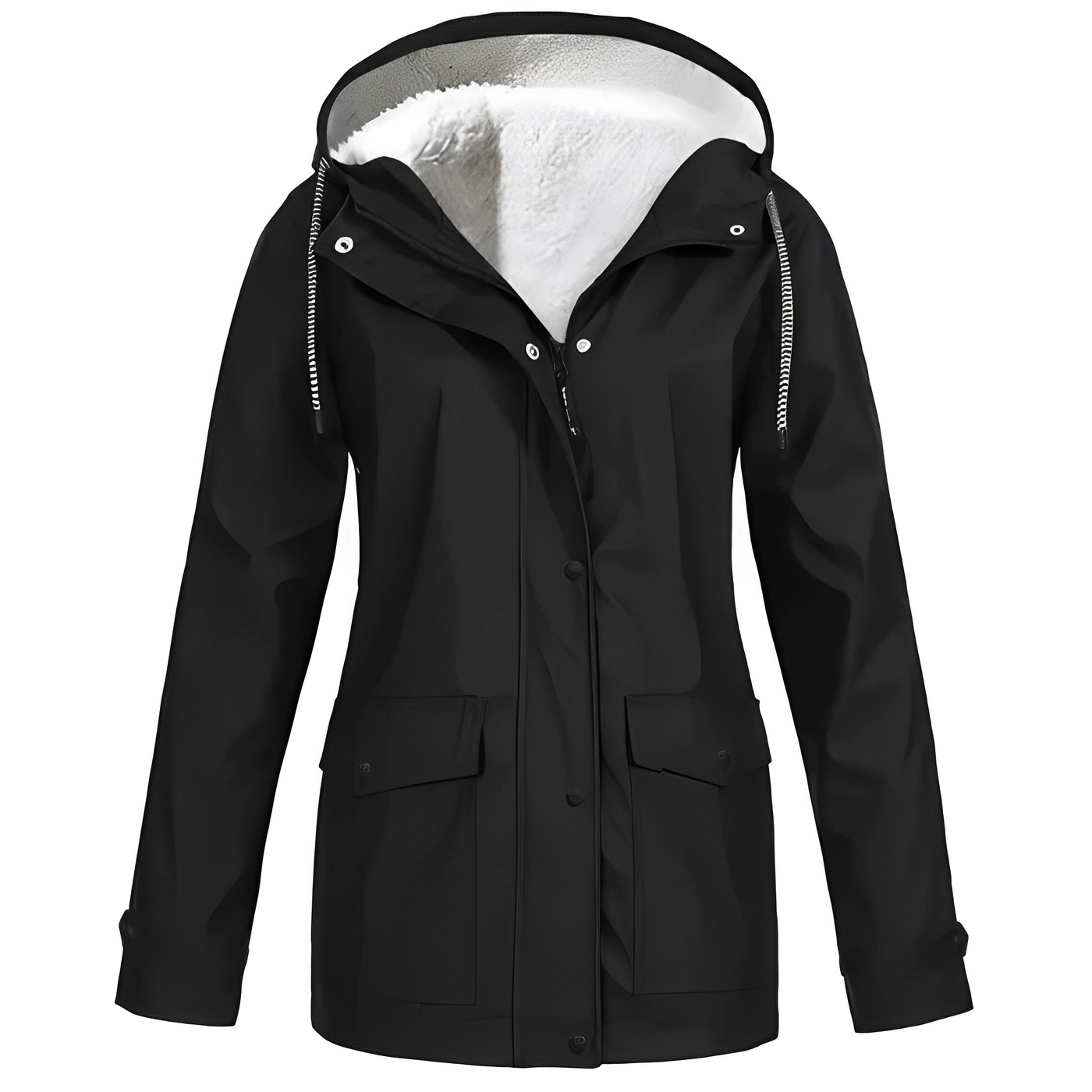 Elvira – Fleece-Lined Raincoat for Women