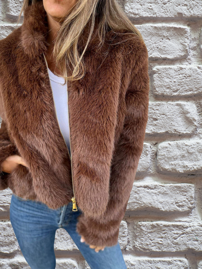 Noemie™ Luxury Faux Fur Jacket