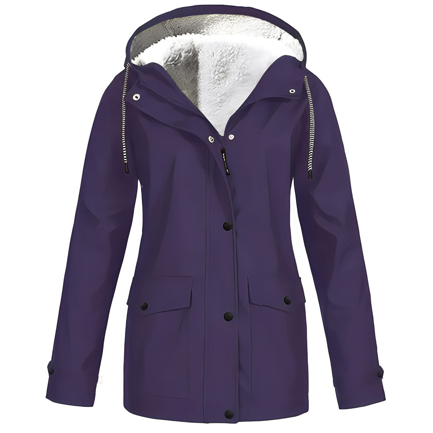 Elvira – Fleece-Lined Raincoat for Women