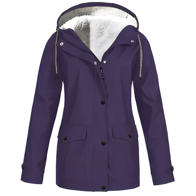 Elvira – Fleece-Lined Raincoat for Women