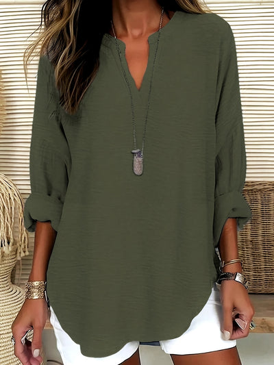 Mode North | Elegant V-Neck Long Sleeve