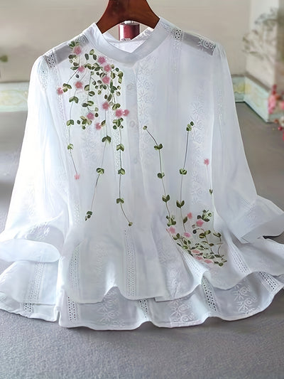 Mode North | Elegant Floral Blouse