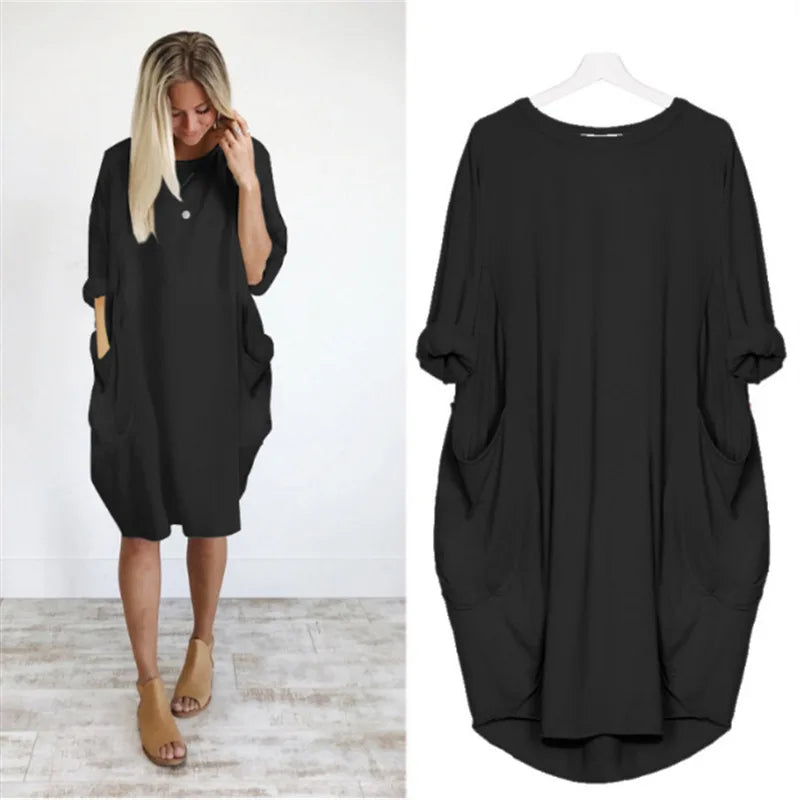 Sana | Comfortable loose-fitting dress