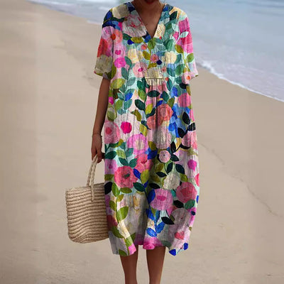 Nicka™ | Dress with Vibrant Floral Print
