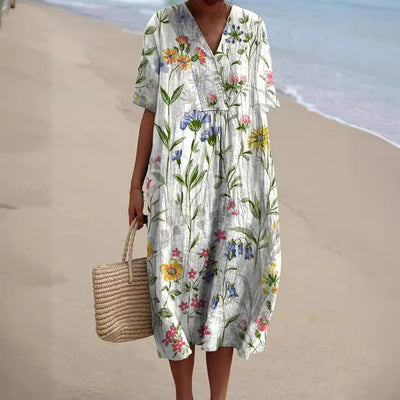 Nicka™ | Dress with Vibrant Floral Print