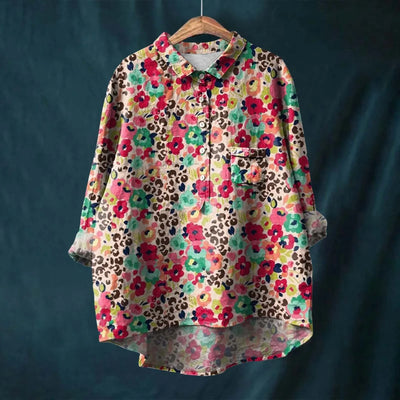 Mode North | Elegant Women's Floral Shirt