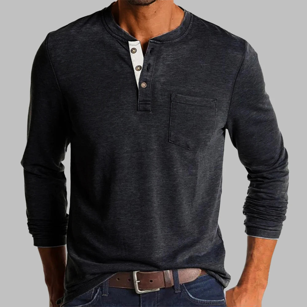 Julien™  - Vintage Long Sleeve Shirt