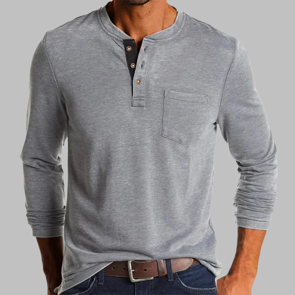 Julien™  - Vintage Long Sleeve Shirt