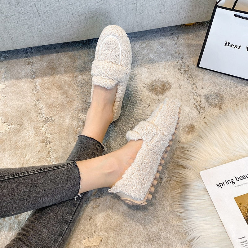 Luna™ Plush Flat Shoes