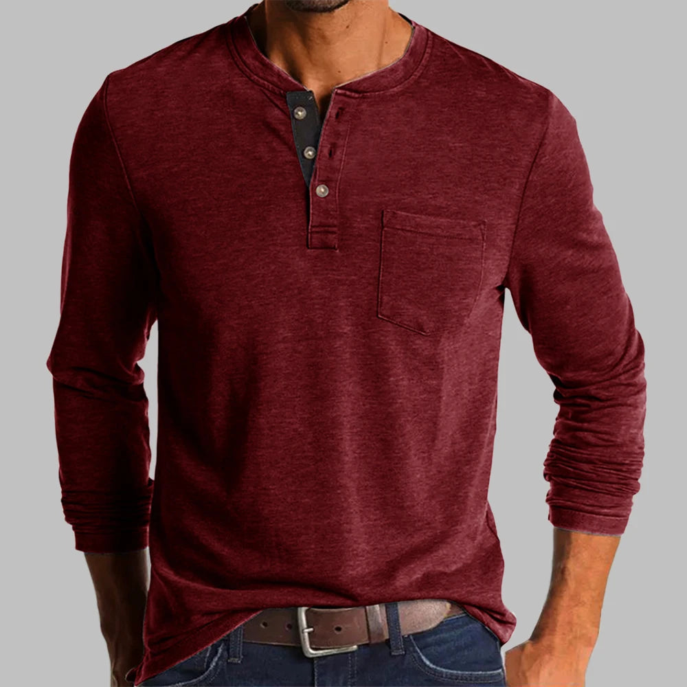 Julien™  - Vintage Long Sleeve Shirt