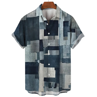 Fredrik™ | Geometric Patchwork Shirt