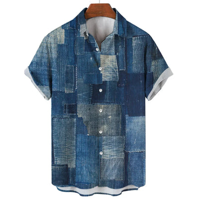 Fredrik™ | Geometric Patchwork Shirt