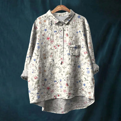 Mode North | Elegant Women's Floral Shirt