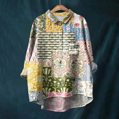 Mode North | Elegant Women's Floral Shirt