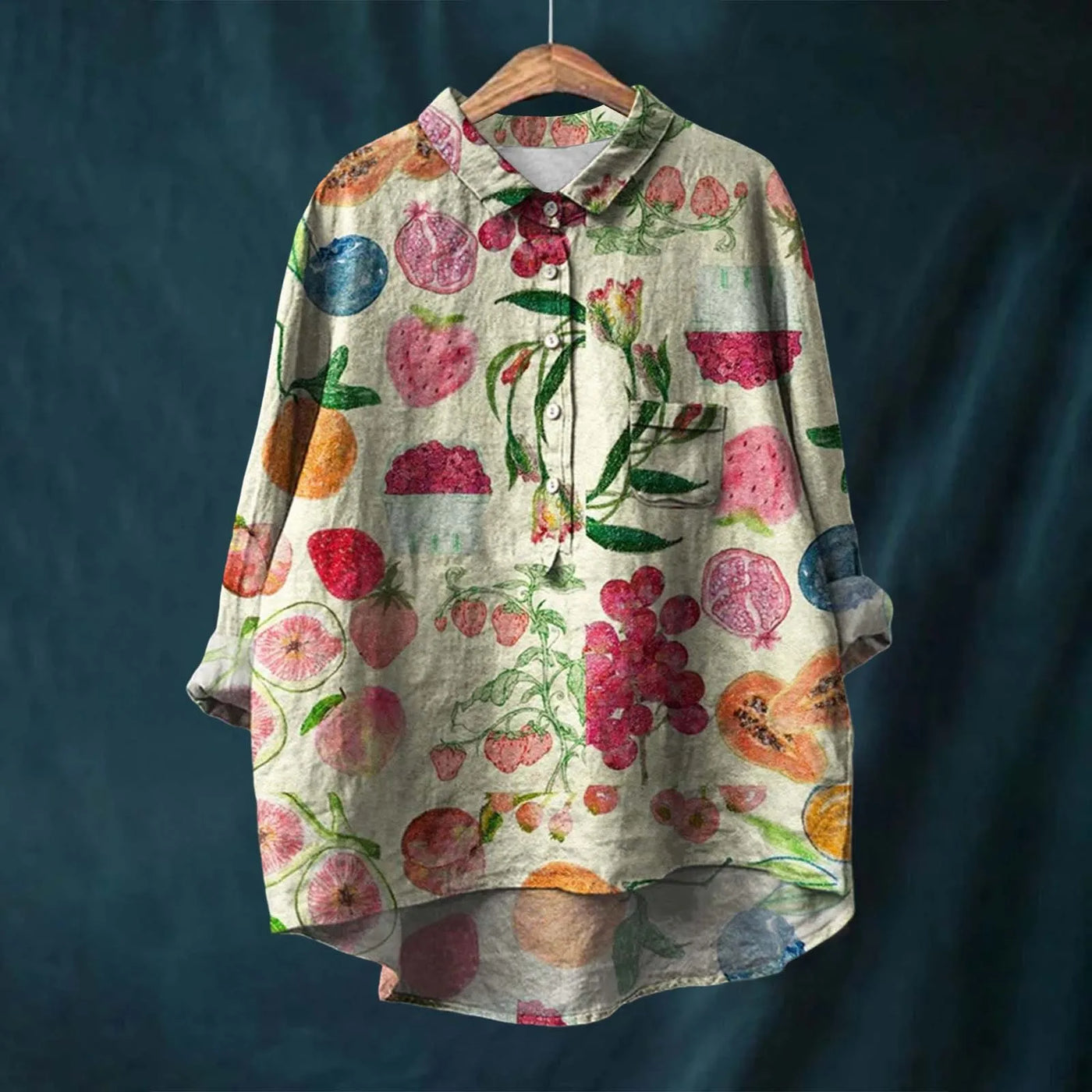 Mode North | Elegant Women's Floral Shirt