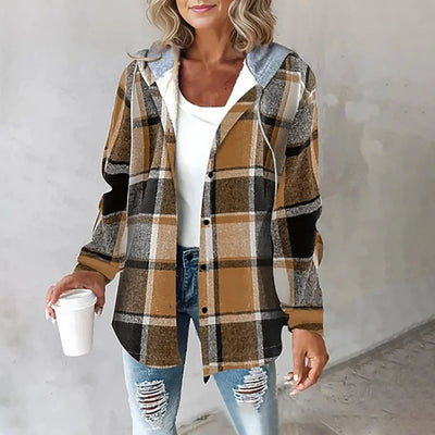 Martina™ | Women's Plaid Button-Up Jacket