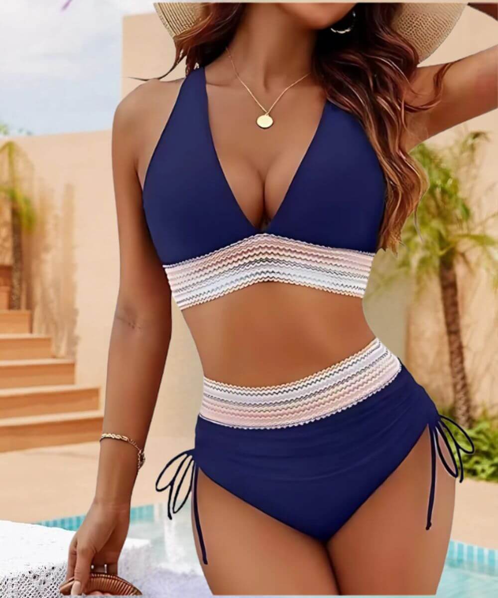 Marena™ – High-Waisted Bikini with Tummy Control