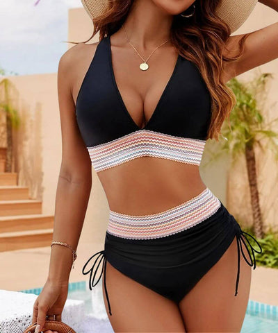 Marena™ – High-Waisted Bikini with Tummy Control