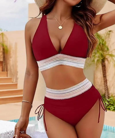 Marena™ – High-Waisted Bikini with Tummy Control