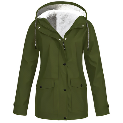 Elvira – Fleece-Lined Raincoat for Women