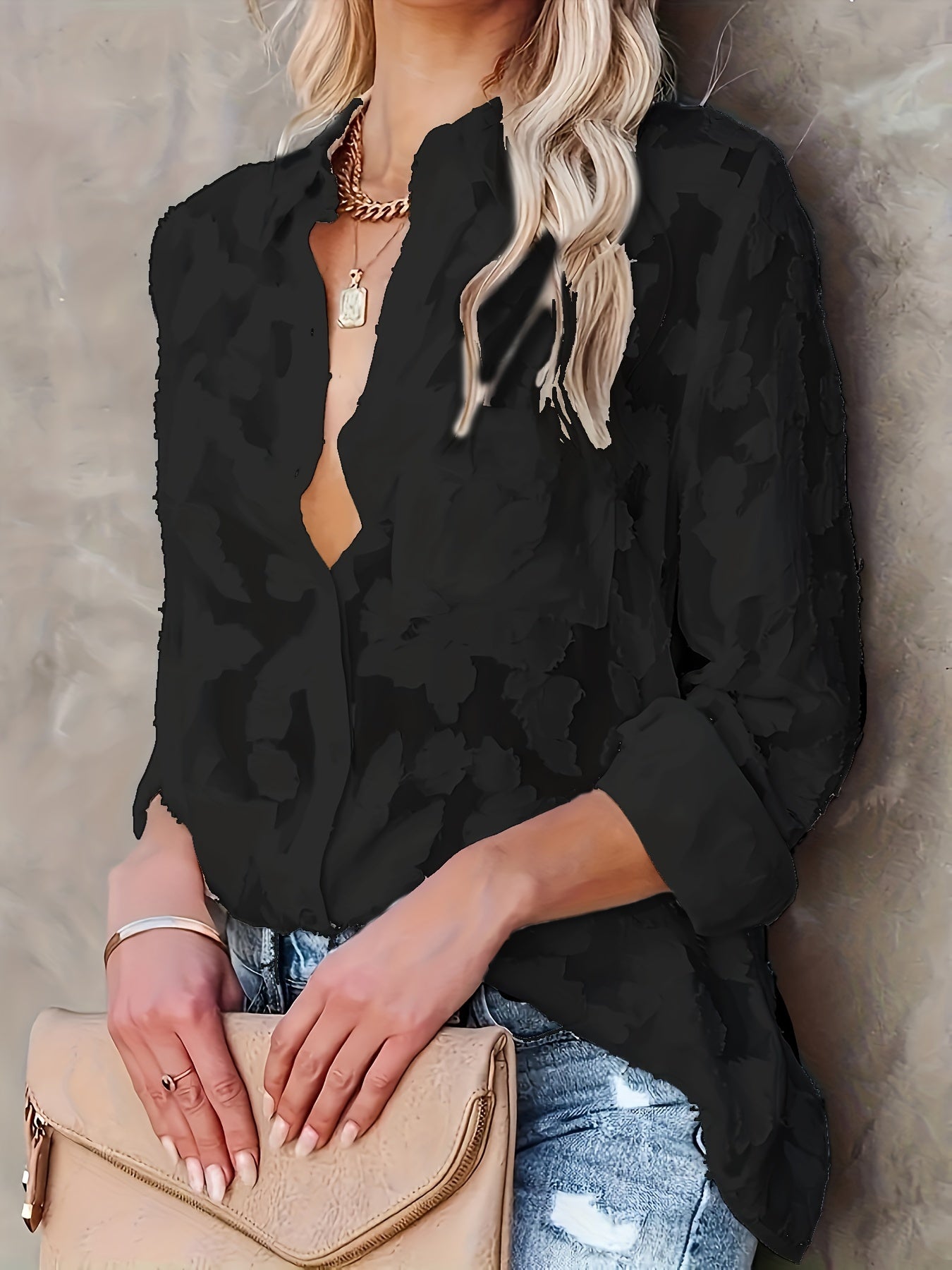 Mode North | Button Up Loose Blouse