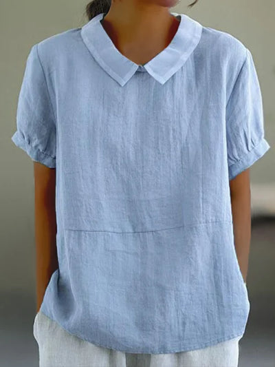 Mode North | Relaxed Fit Collared Blouse
