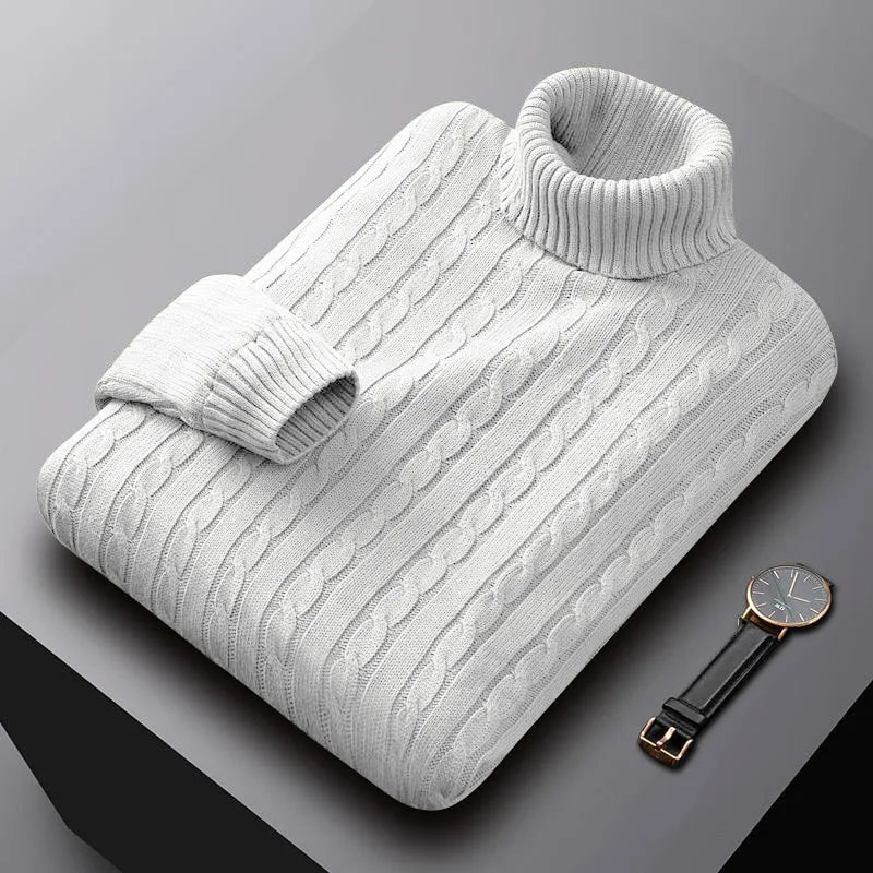 Luc™ Men’s Classic Turtleneck Sweater
