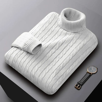 Luc™ Men’s Classic Turtleneck Sweater