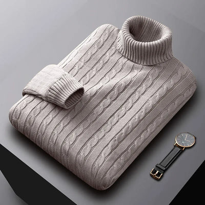 Luc™ Men’s Classic Turtleneck Sweater