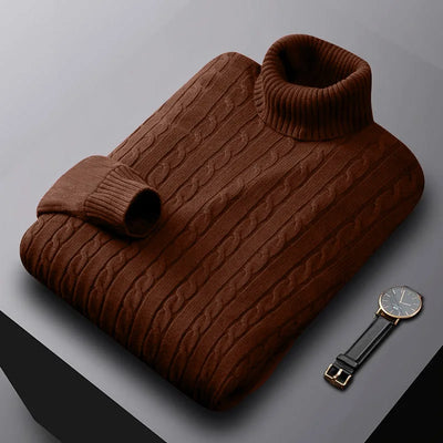 Luc™ Men’s Classic Turtleneck Sweater