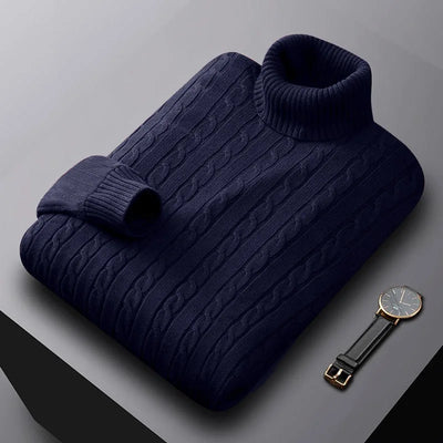 Luc™ Men’s Classic Turtleneck Sweater