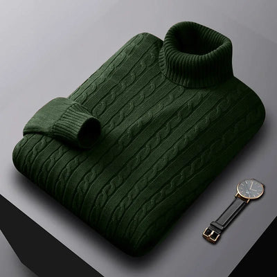 Luc™ Men’s Classic Turtleneck Sweater
