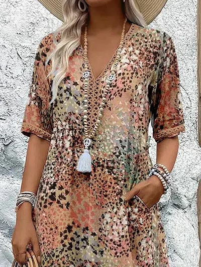 Yvonne™ Vibrant Mid-Length Dress