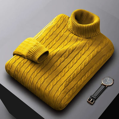 Luc™ Men’s Classic Turtleneck Sweater